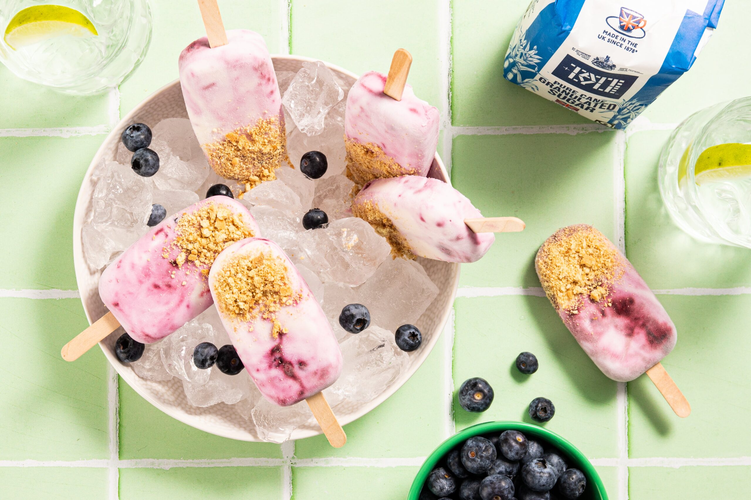 Blueberry Cheesecake Lollies